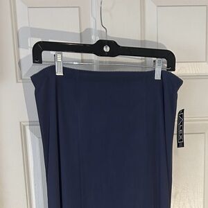 Alex Evenings Elegant Navy Skirt Small